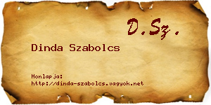Dinda Szabolcs névjegykártya